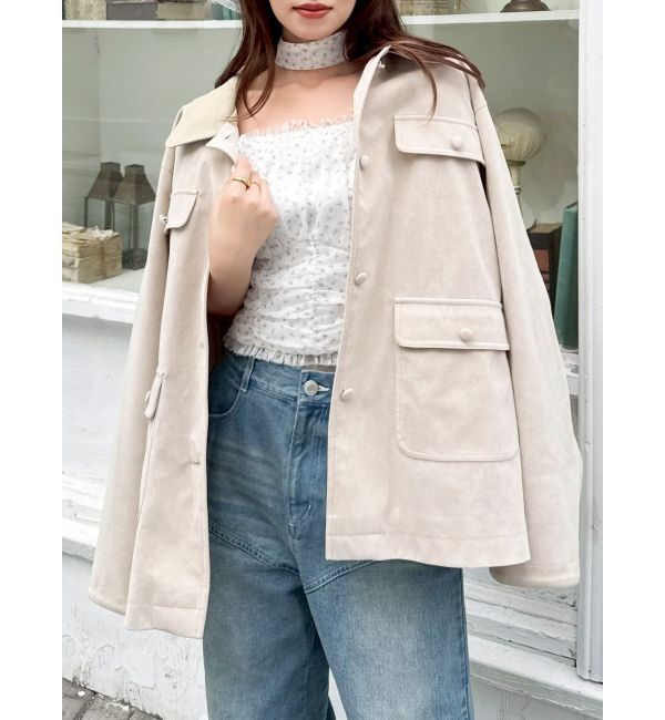 dazzlin「【セットアップ対応】ポケットオーバーブルゾン」|ブルゾン・スタジャン|