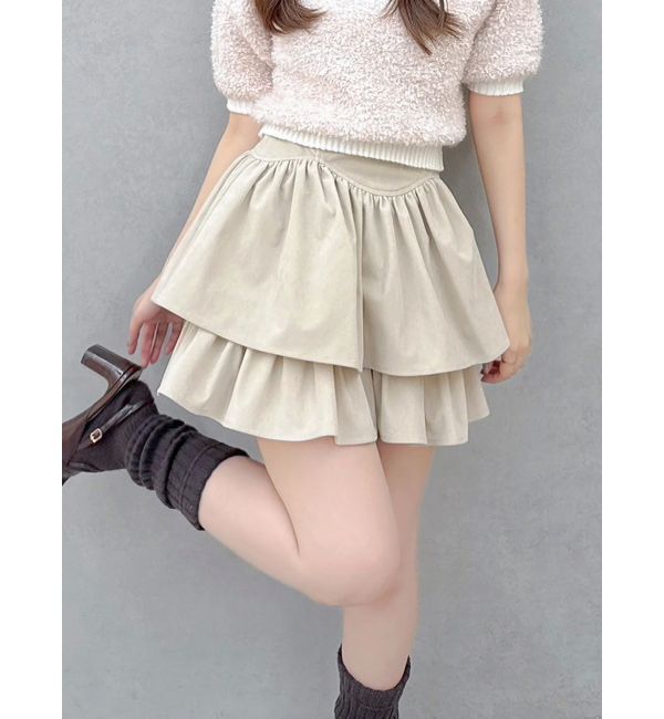 dazzlin「【セットアップ対応】フェイクスウェードミニスカート」|スカート|