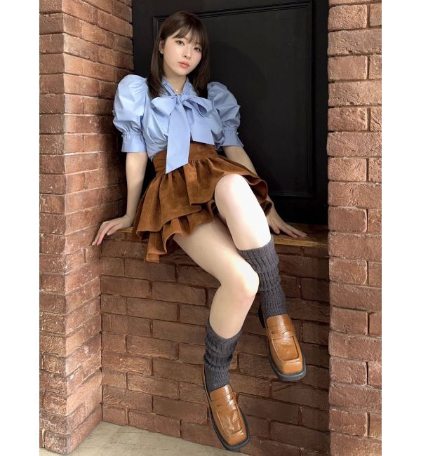 dazzlin「【セットアップ対応】フェイクスウェードミニスカート」|スカート|