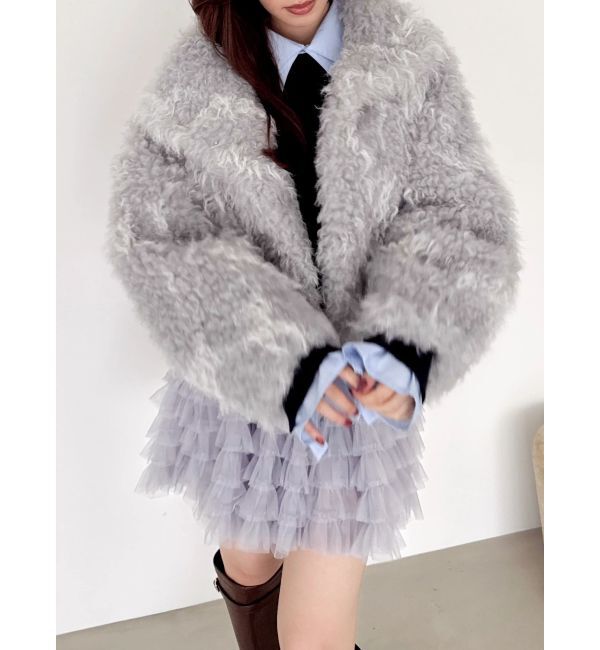 dazzlin「【20周年記念復刻！】ケーブルシャツドッキングニット」|ニット・セーター|