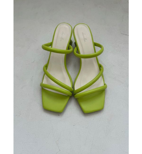 dazzlin「ストラップシンプルサンダル」|サンダル|ライム