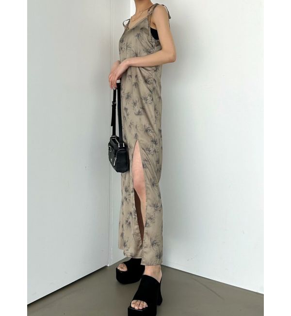 EMODA「ロングスリットキャミソールワンピース」|ワンピース|