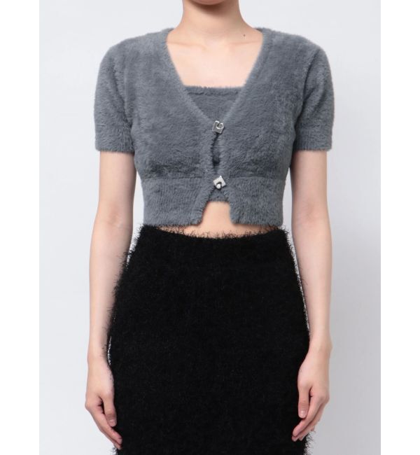 EMODA「シャギーコンパクトツインニット」|ニット・セーター|ブルー