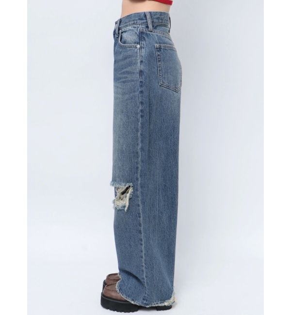 EMODA「リップドワイドジーンンズ」|デニム|