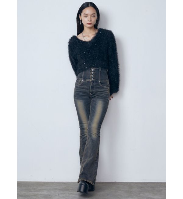 EMODA「シャギーシークインズニット」|ニット・セーター|