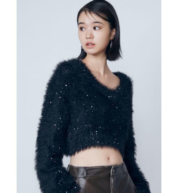 EMODA「シャギーシークインズニット」|ニット・セーター|