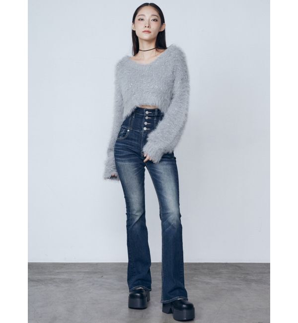 EMODA「シャギーシークインズニット」|ニット・セーター|