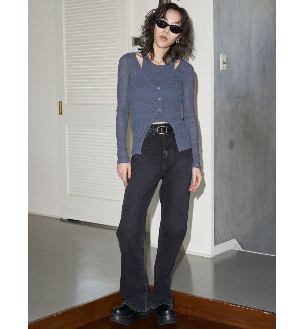 EMODA「【VEQUM】BECK FULL FLARE JEANS」|デニム|