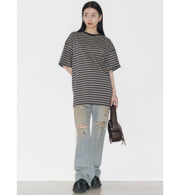 EMODA「【VEQUM】BECK FULL FLARE JEANS」|デニム|