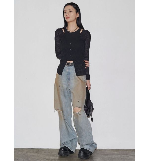 EMODA「【VEQUM】KAI LOOSE JEANS」|デニム|