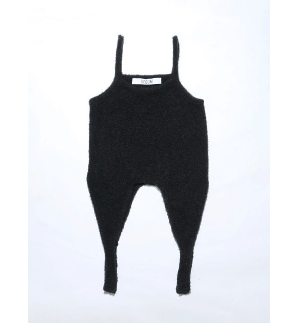 EMODA「【VEQUM】MIXTURE HALTER KNIT」|ニット・セーター|ブラウン