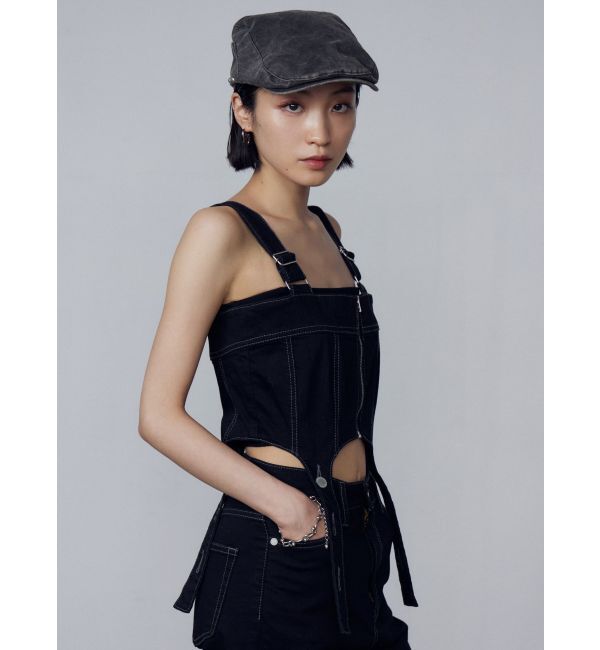 EMODA「スタッズベルトハンチングキャップ」|ハンチング・ベレー帽|