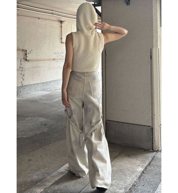 EMODA「シャギーフードニットタンクトップ」|ニット・セーター|