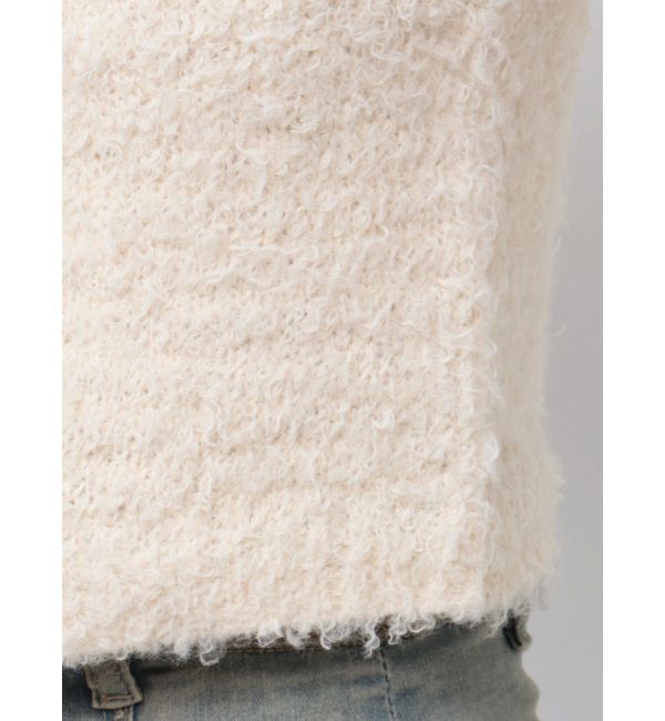 EMODA「シャギーフードニットタンクトップ」|ニット・セーター|