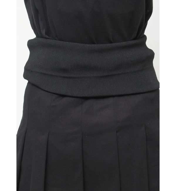 EMODA「リブワイドプリーツスカート」|スカート|