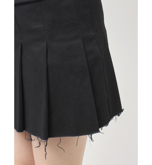 EMODA「リブワイドプリーツスカート」|スカート|