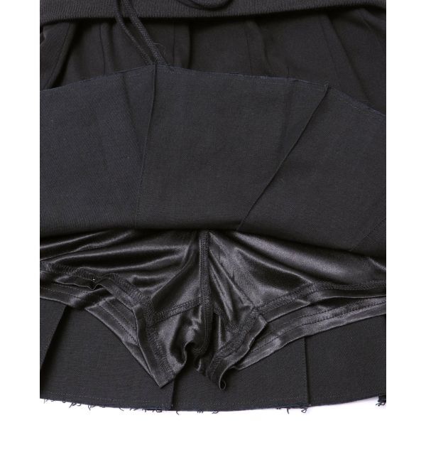 EMODA「リブワイドプリーツスカート」|スカート|