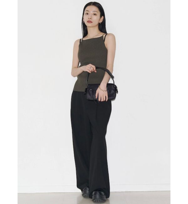 EMODA「【VEQUM】RIB HALTER NECK TOPS」|キャミソール|