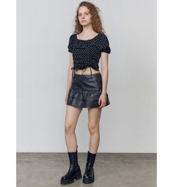 EMODA「ティアードフリルミニスカート」|スカート|