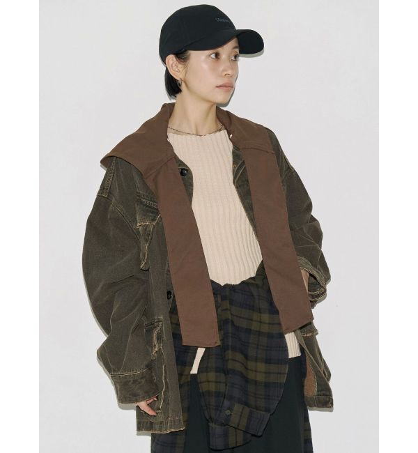 EMODA「【VEQUM】BOXY DENIM BZ」|ブルゾン・スタジャン|