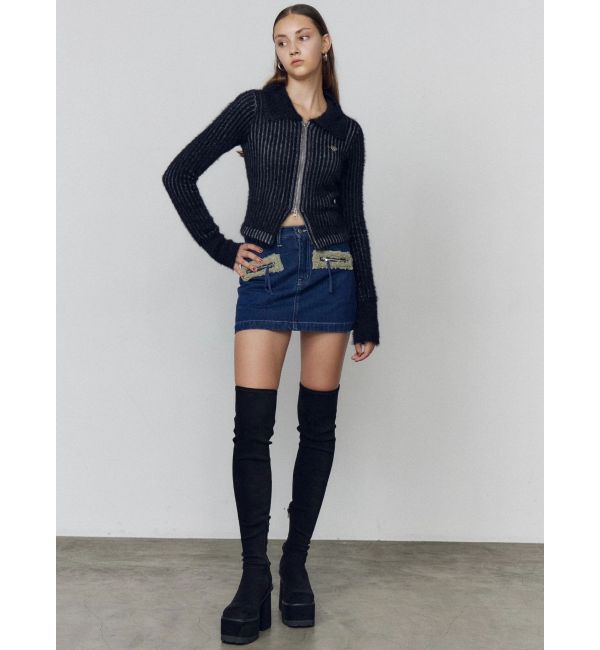 EMODA「ボアポケットミニスカート」|スカート|