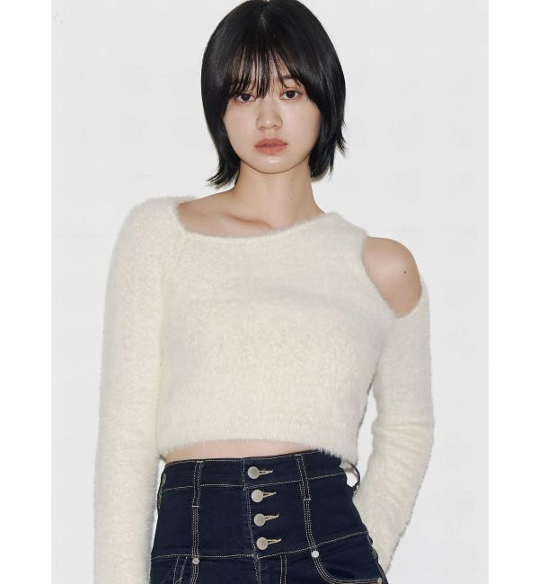 EMODA「シャギースキンラインニット」|ニット・セーター|