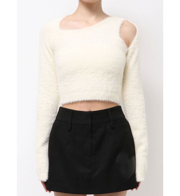 EMODA「シャギースキンラインニット」|ニット・セーター|