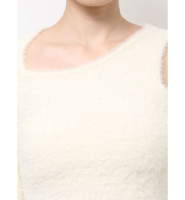 EMODA「シャギースキンラインニット」|ニット・セーター|