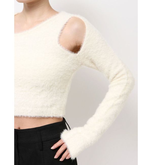 EMODA「シャギースキンラインニット」|ニット・セーター|