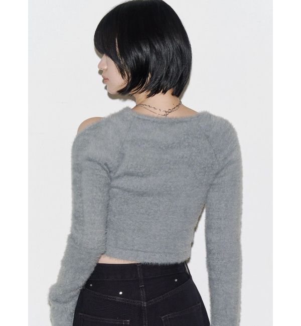 EMODA「シャギースキンラインニット」|ニット・セーター|