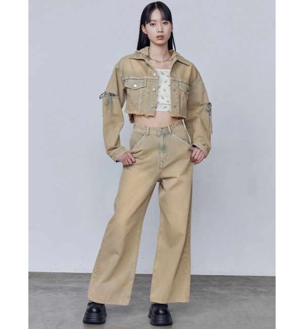 EMODA「ワイドルーズジーンズ」|デニム|