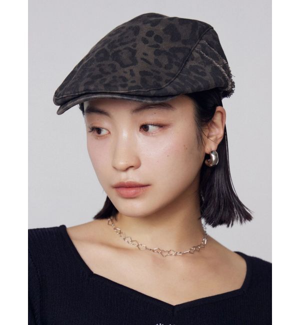 EMODA「プレートツイルハンチングキャップ」|ハンチング・ベレー帽|