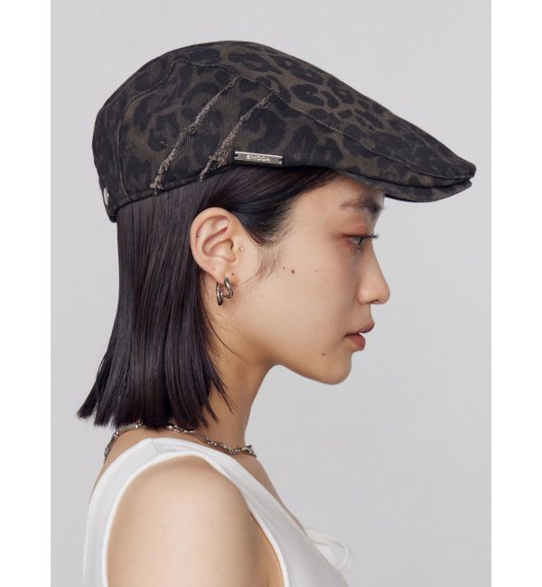 EMODA「プレートツイルハンチングキャップ」|ハンチング・ベレー帽|