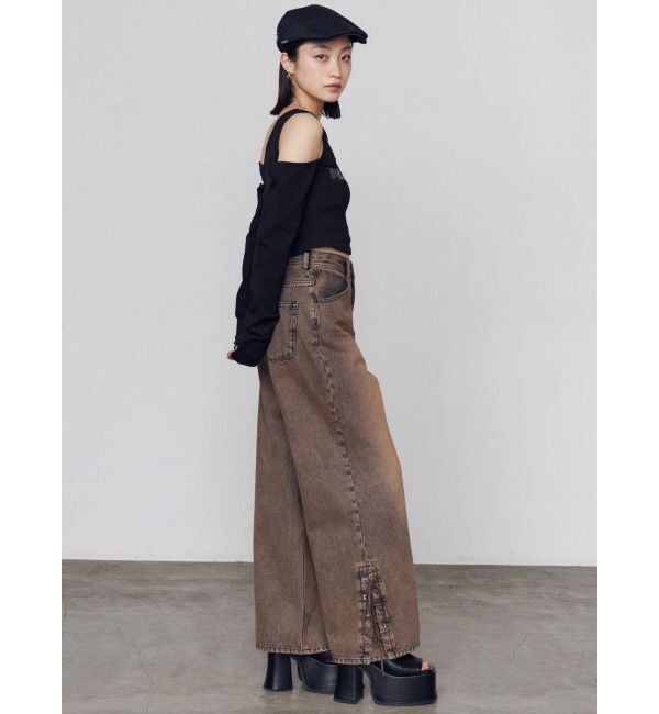 EMODA「プレートツイルハンチングキャップ」|ハンチング・ベレー帽|