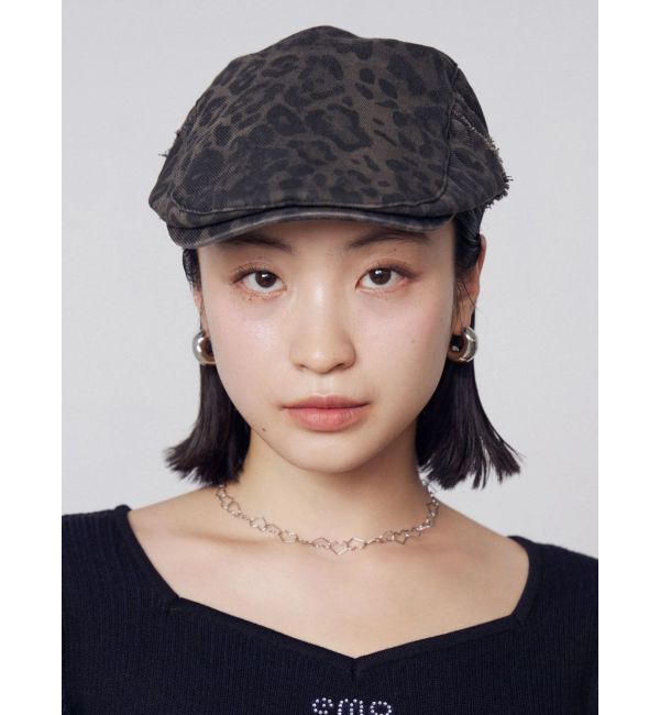 EMODA「プレートツイルハンチングキャップ」|ハンチング・ベレー帽|