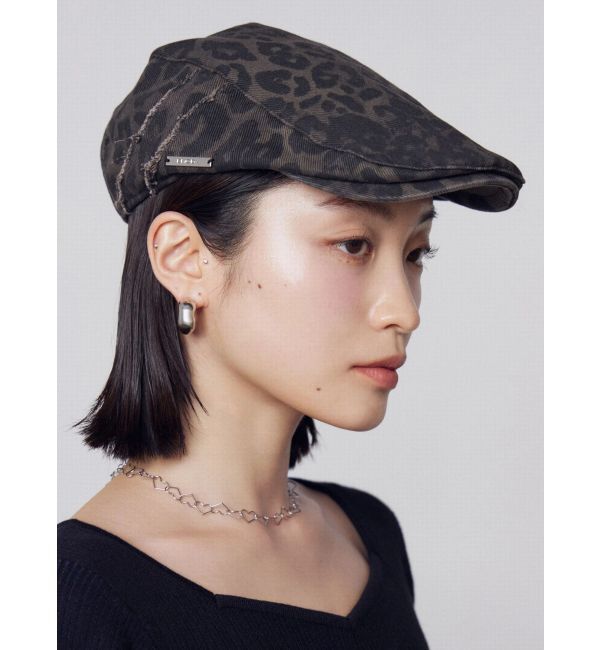 EMODA「プレートツイルハンチングキャップ」|ハンチング・ベレー帽|