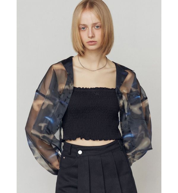 EMODA「シャーリングクロップキャミソール」|キャミソール|