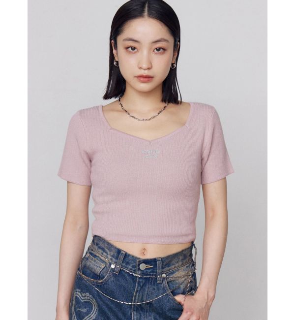 EMODA「ビジューロゴニット」|ニット・セーター|