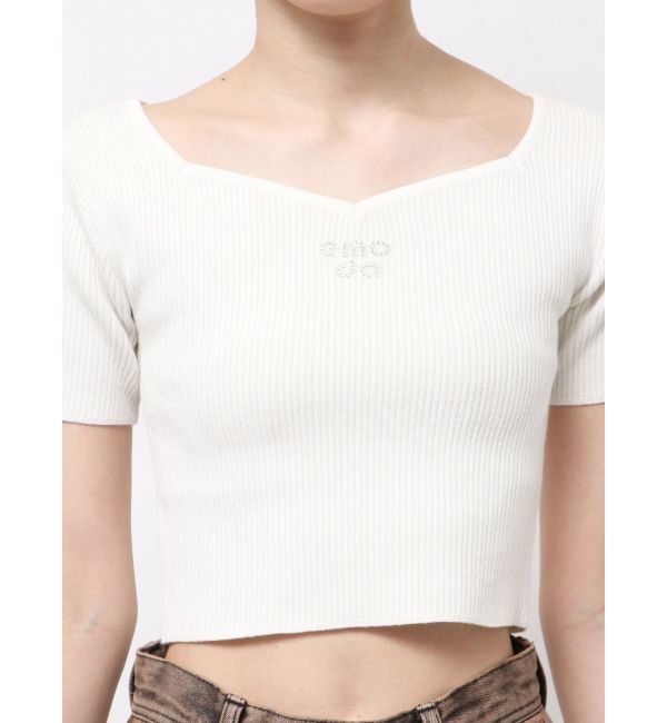 EMODA「ビジューロゴニット」|ニット・セーター|