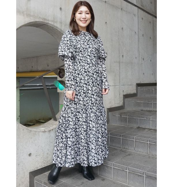 MERCURYDUO「2WAYリボンプリントシャーリングワンピース」|ワンピース|