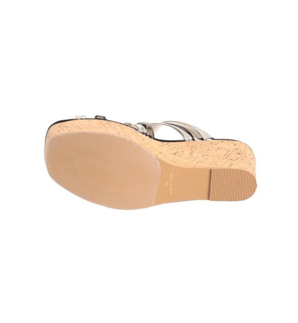 MERCURYDUO「クリアチューブウェッジサンダル」|サンダル|