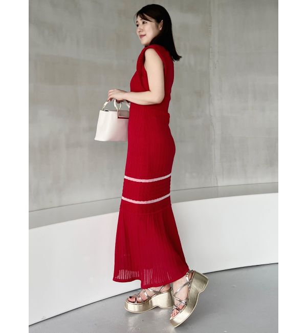 MERCURYDUO「メタリックストラップサンダル」|サンダル|