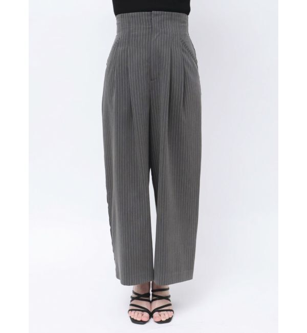 MERCURYDUO「ピンストライプコルセットタックパンツ」|その他|