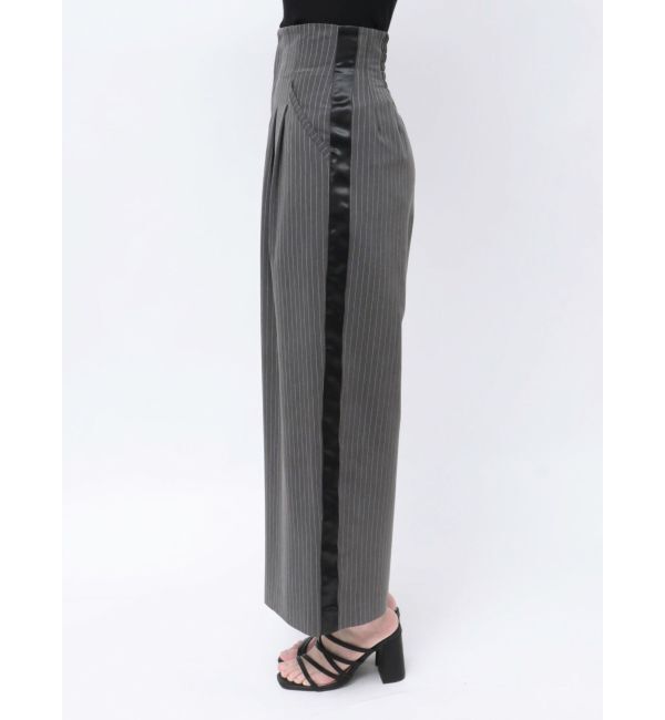 MERCURYDUO「ピンストライプコルセットタックパンツ」|その他|