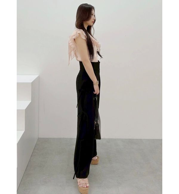 MERCURYDUO「サイドリボンコルセットパンツ」|その他|