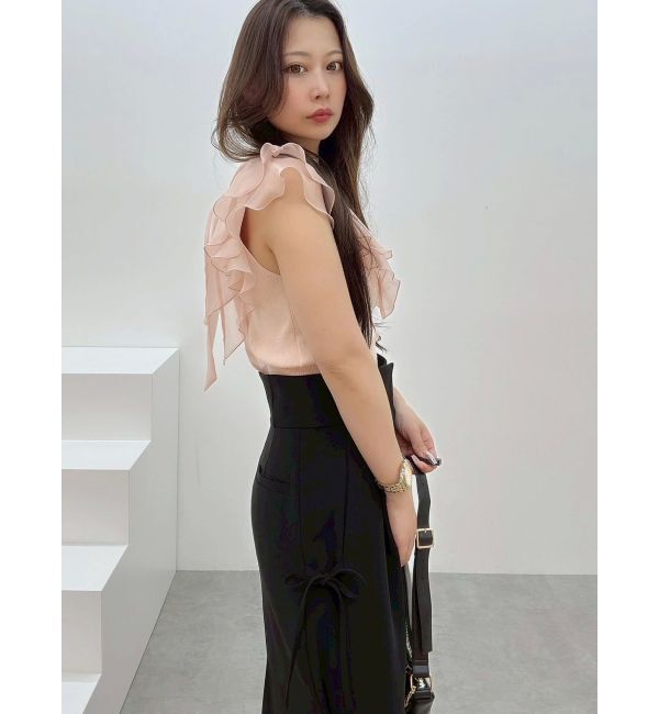 MERCURYDUO「サイドリボンコルセットパンツ」|その他|