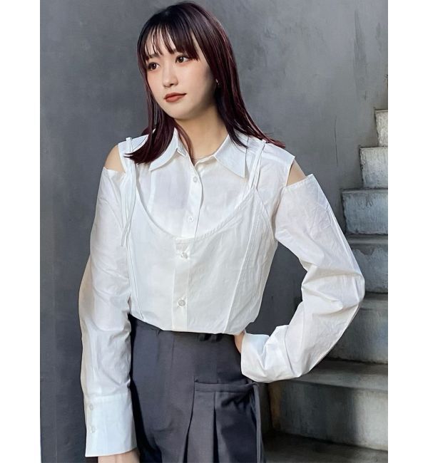 MURUA「ターンバック2wayシャツ」|シャツ・ブラウス|