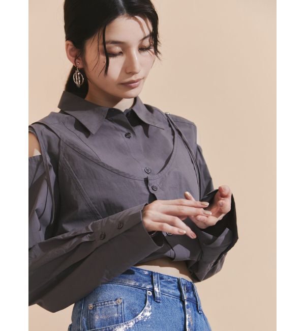 MURUA「ターンバック2wayシャツ」|シャツ・ブラウス|