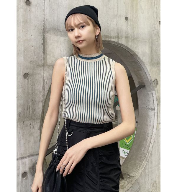 MURUA「ミニマルストライプニット」|ニット・セーター|