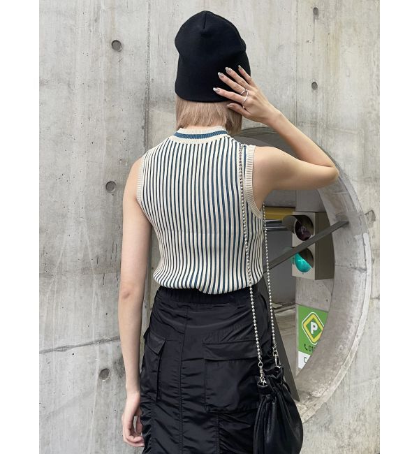 MURUA「ミニマルストライプニット」|ニット・セーター|